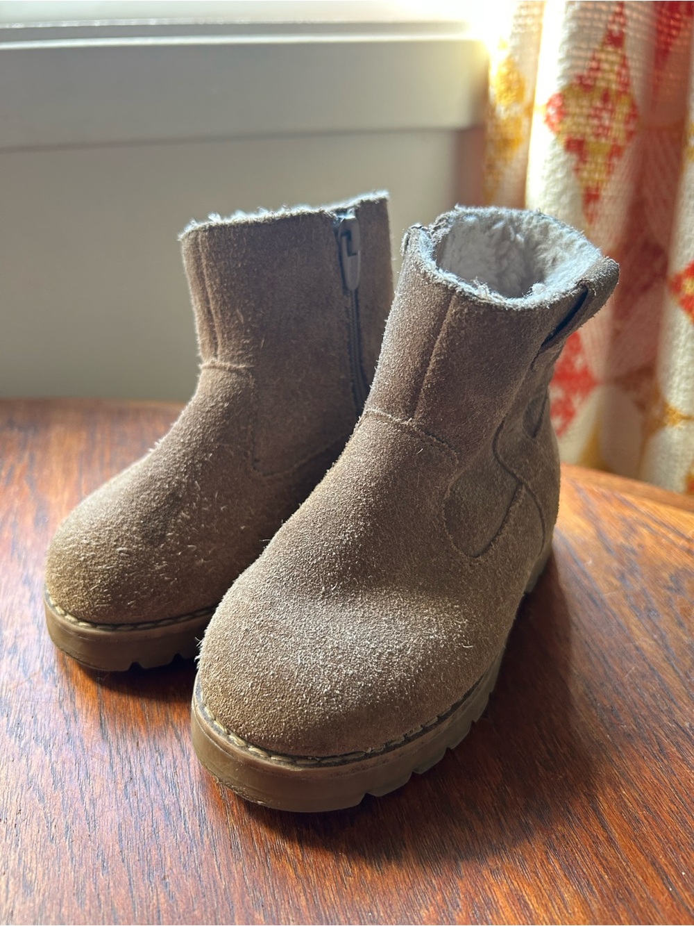 Zara Suede Lined Infant Boots